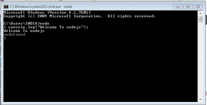 Installing Node.js on Windows and running a simple HTML webpage using a local web server.