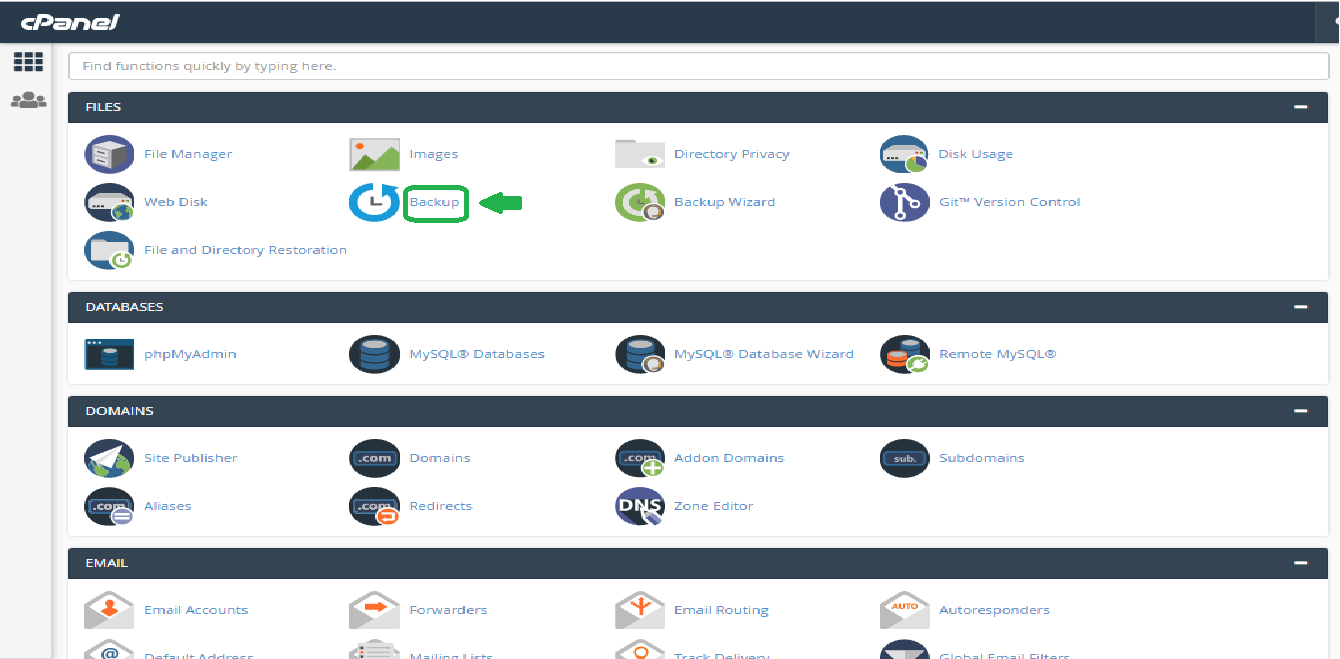 How to Create a Backup in cPanel - PheonixSolutions Knowledge-Base